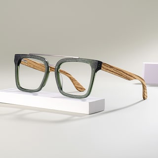 Pascal Aviator Green Glasses0