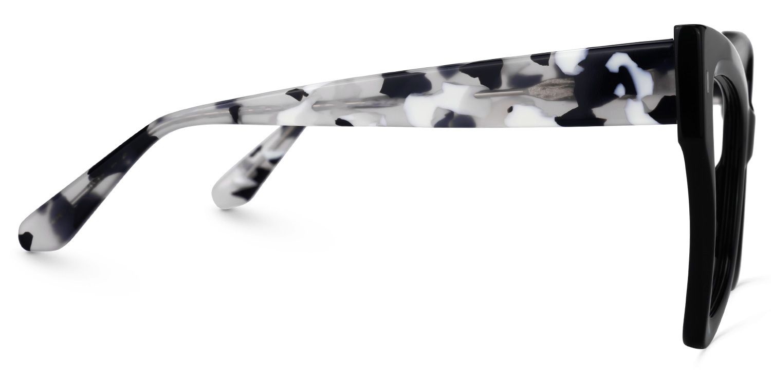 Migial Designer Eyeglasses in Butterfly Black Frame2