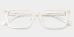 Remy White Rectangle Glasses3