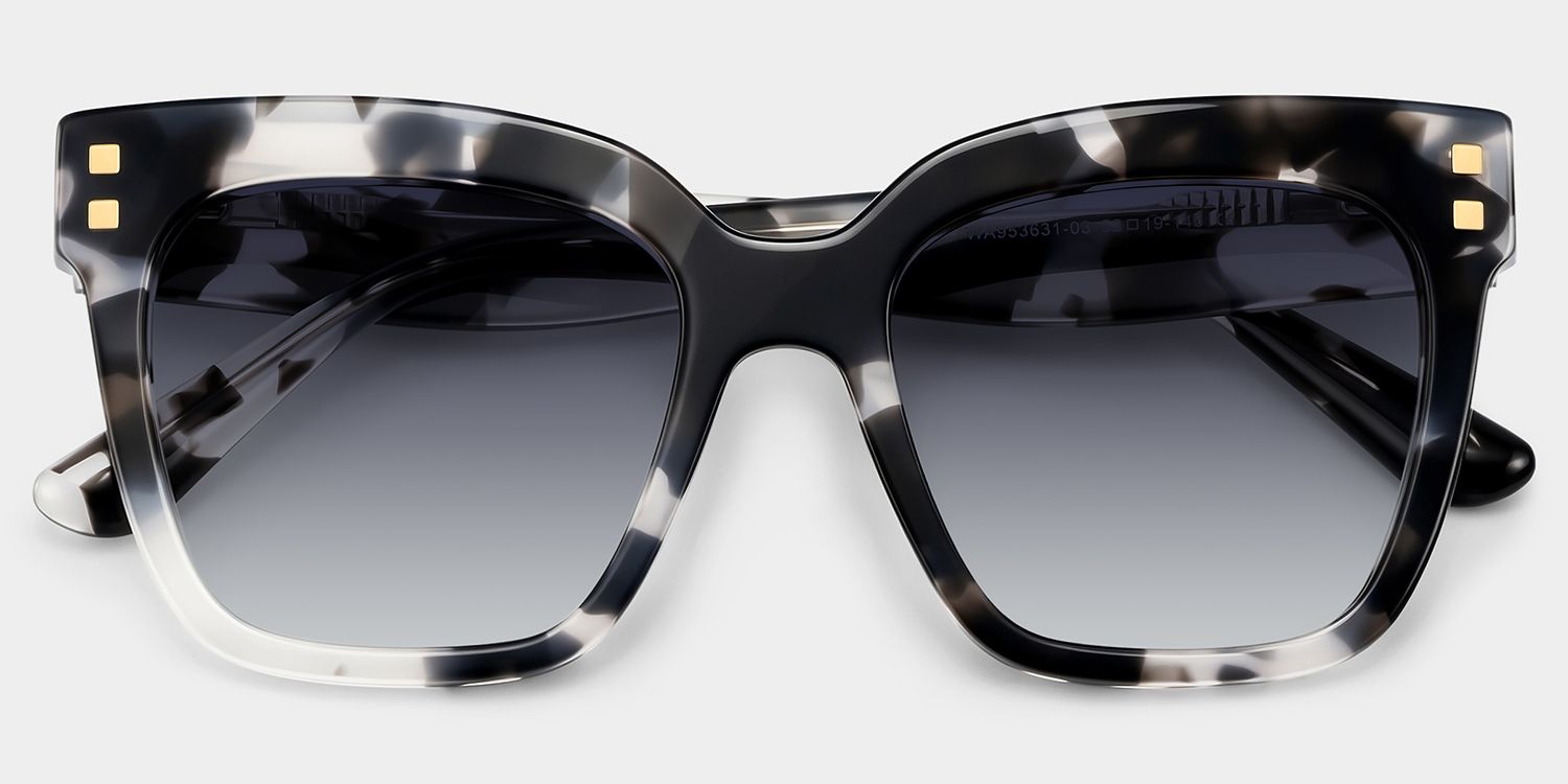 Minguela Acetate Gray-Tortoise Frame Sunglasses | ZEELOOL1