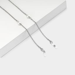 Stylish Pearl Silver Eyeglasses Chains0