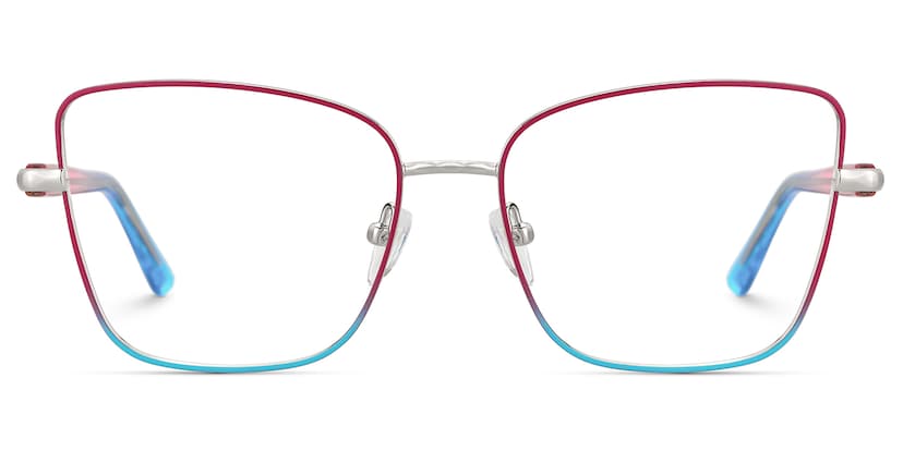 Jace Square Red Blue Glasses