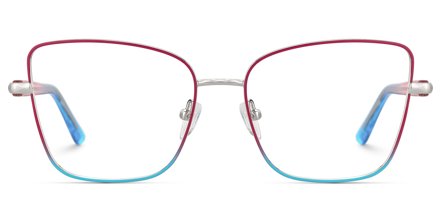 Jace Square Red Blue Glasses