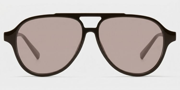 Drew Dark Brown Aviator Glasses