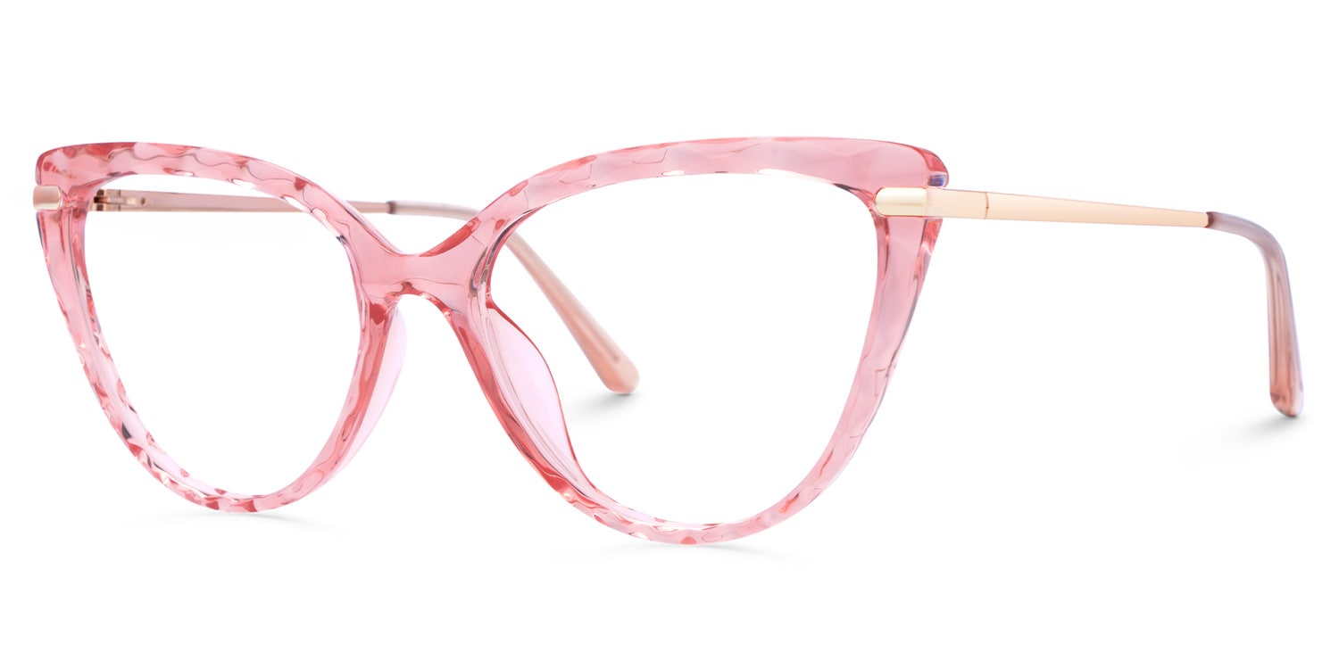 Lucas Cateye Pink Glasses1