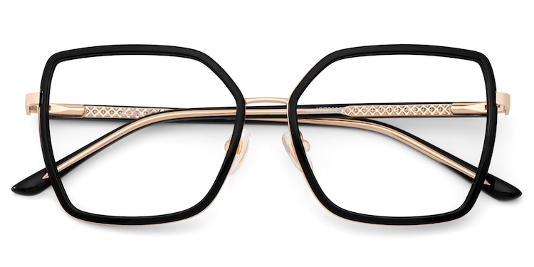 Jill Square Black Glasses