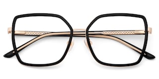 Jill Square Black Glasses1