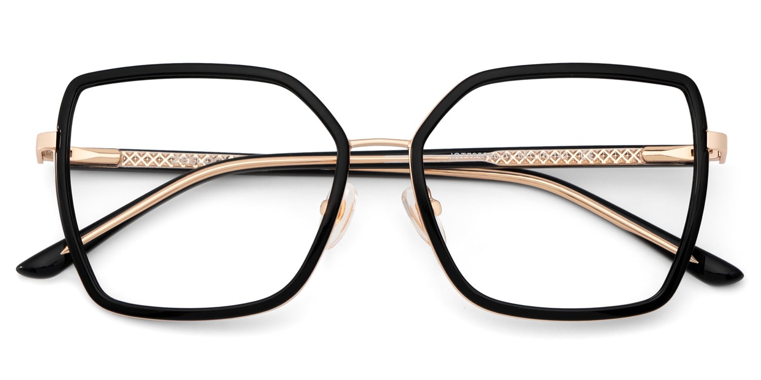 Jill Square Black Glasses