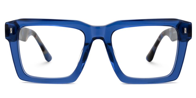 Kenish Square Blue Glasses