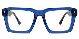 Kenish Square Blue Glasses0