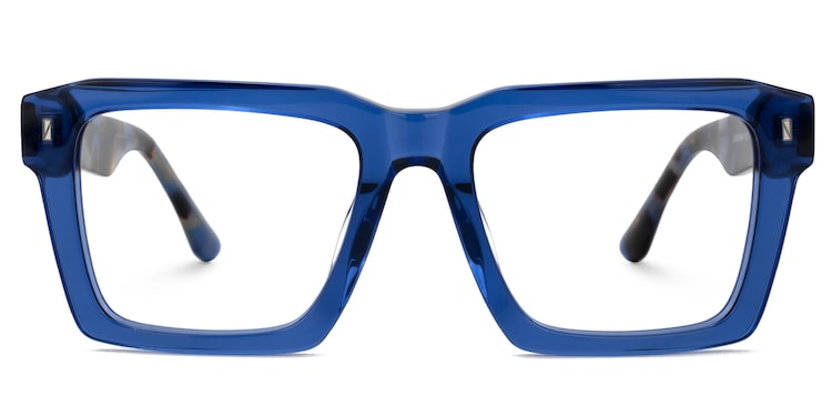 Kenish Square Blue Glasses