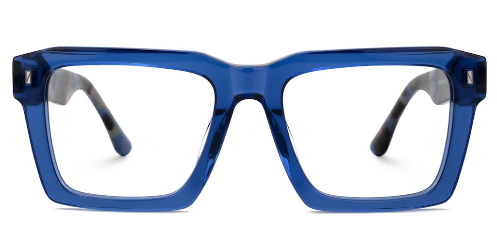 Kenish Square Blue Glasses