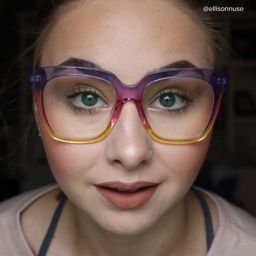 Xion Square Pink-Yellow Glasses6