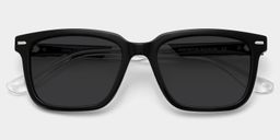 George Rectangle Black Glasses1