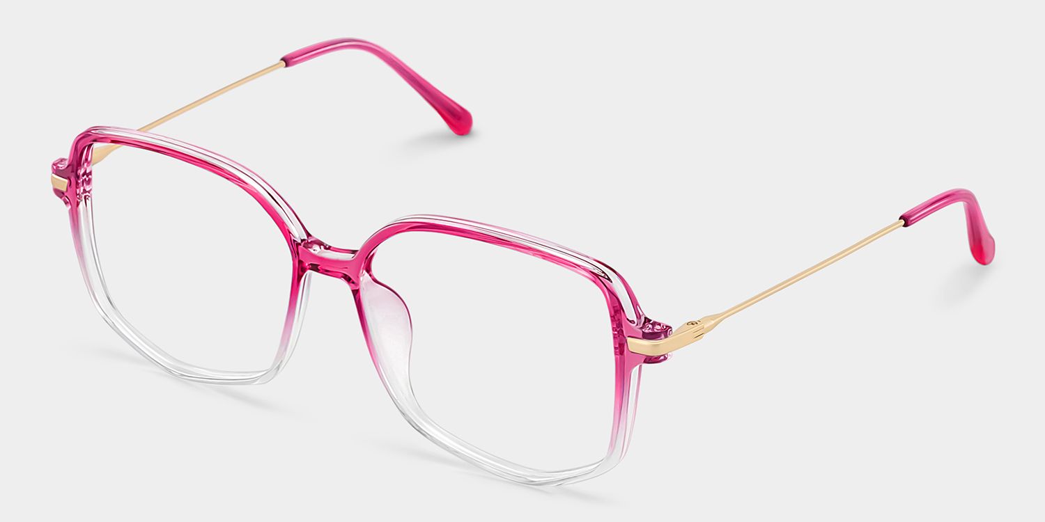 Payton Square Geometric Ombre Frame Glasses | Zeelool2