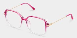 Payton Geometric Bright-Pink Glasses2