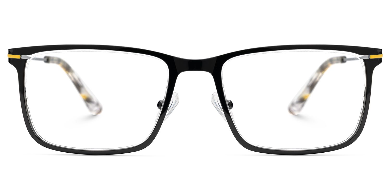 Thin Frame Rectangle Glasses With Adjustable Nose Pads1