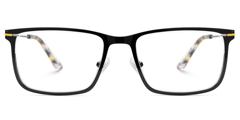 Roxana Rectangle Black Glasses