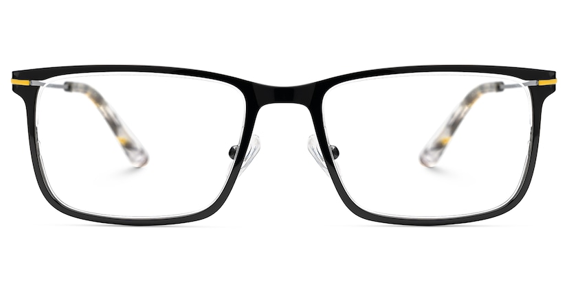 Roxana Rectangle Black Glasses