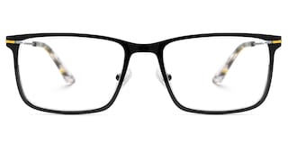 Roxana Rectangle Black Glasses1