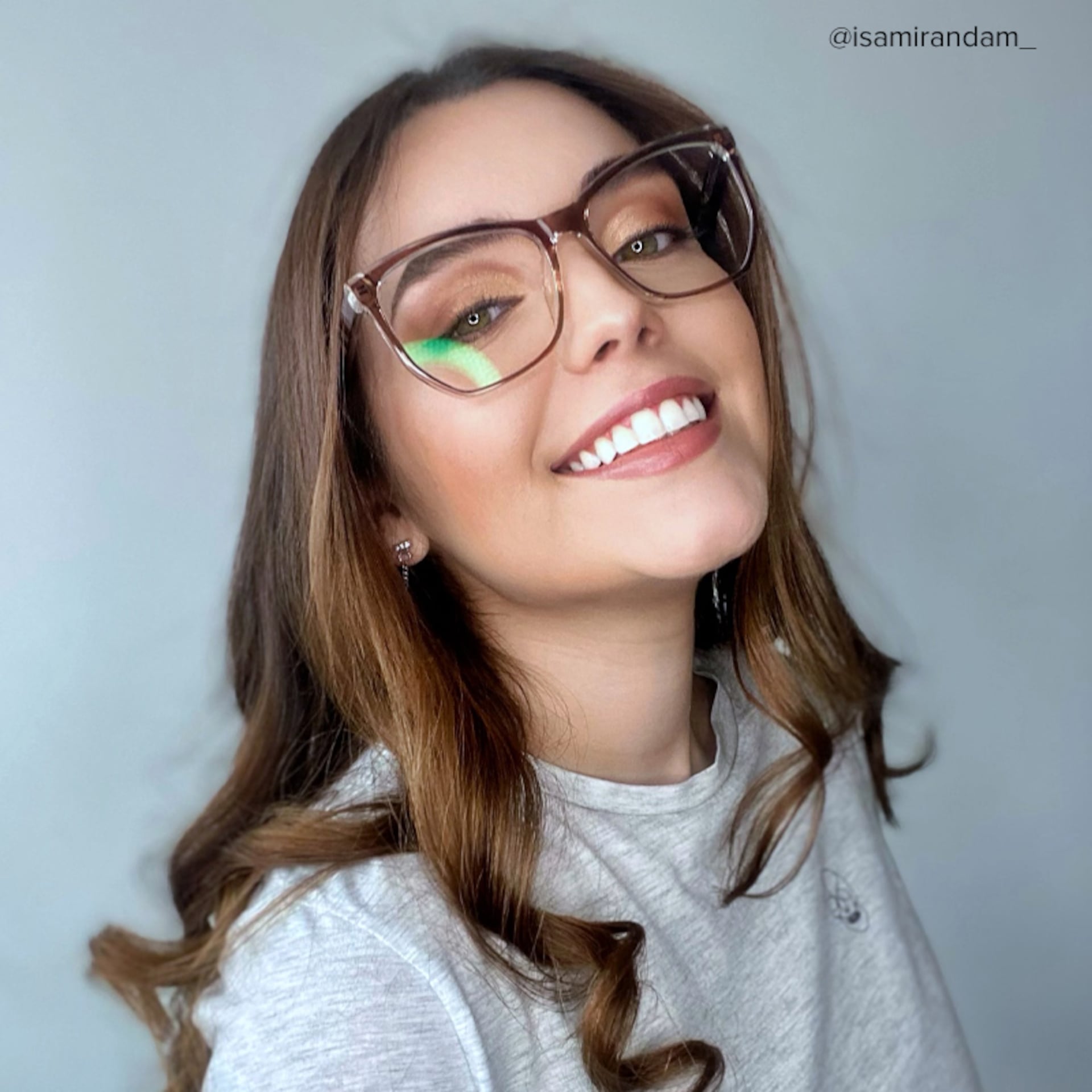 Libby Geometric Brown Thin Frame Glasses | Zeelool7