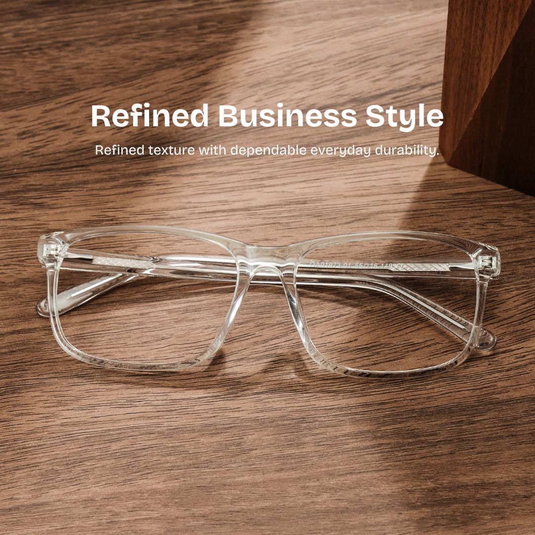 Connie Rectangle Clear Frame Glasses for Women and Men | ZEELOOL0