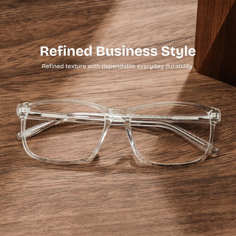 Connie Rectangle Clear Glasses