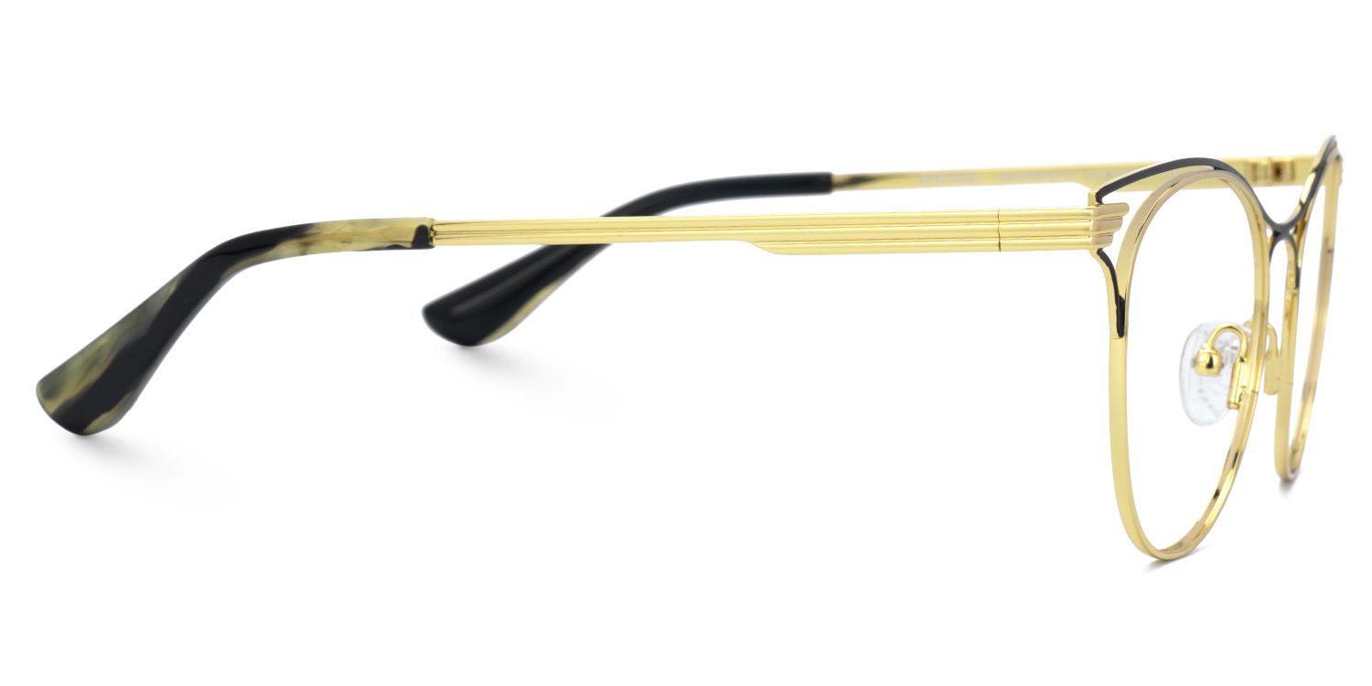 Round Metal Prescription Glasses- Bahner2