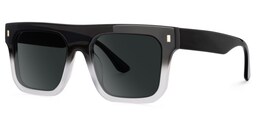 Reaux Square Black Gradient Glasses1