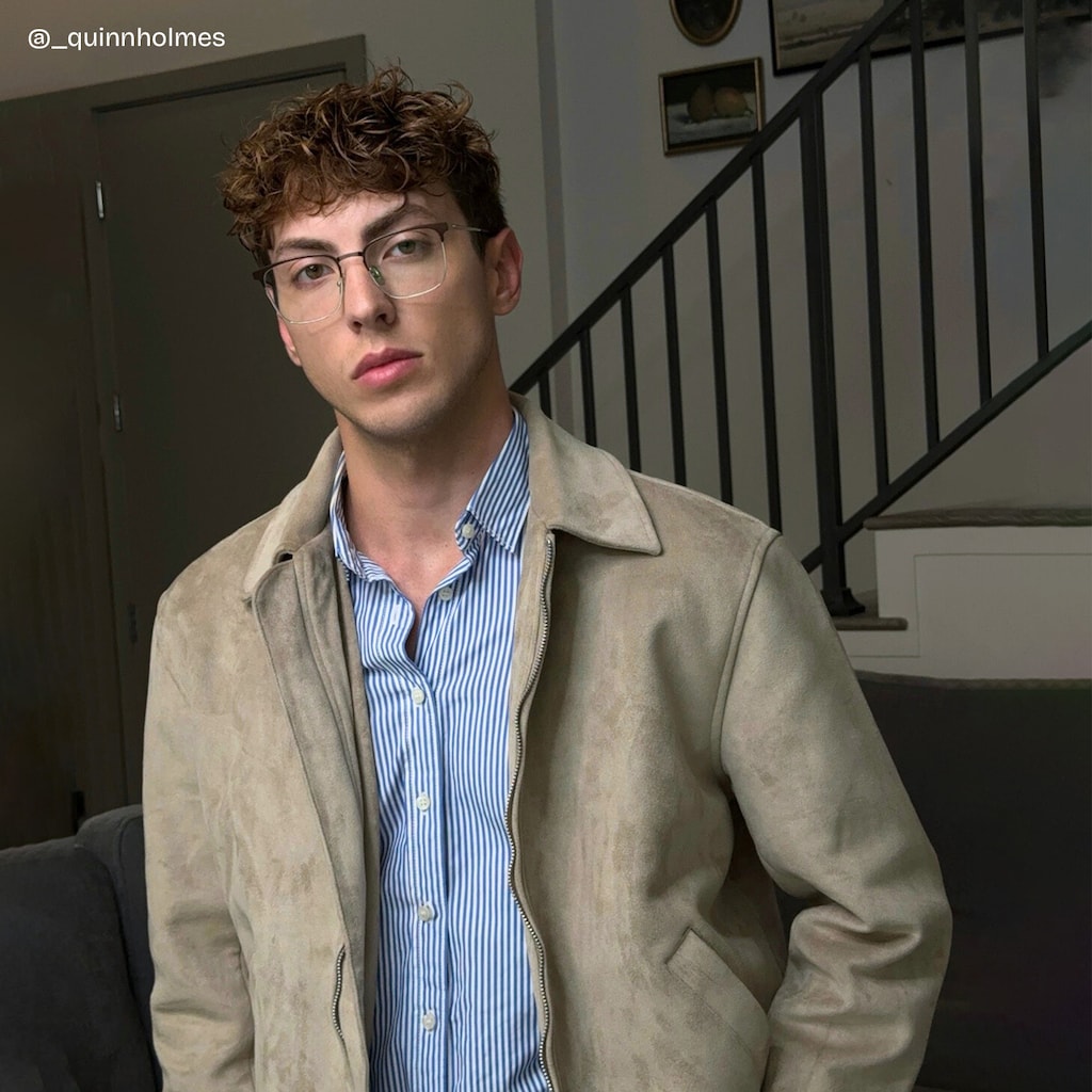 Cole Browline Brown Glasses