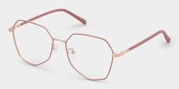Bivins Geometric Pink Glasses4