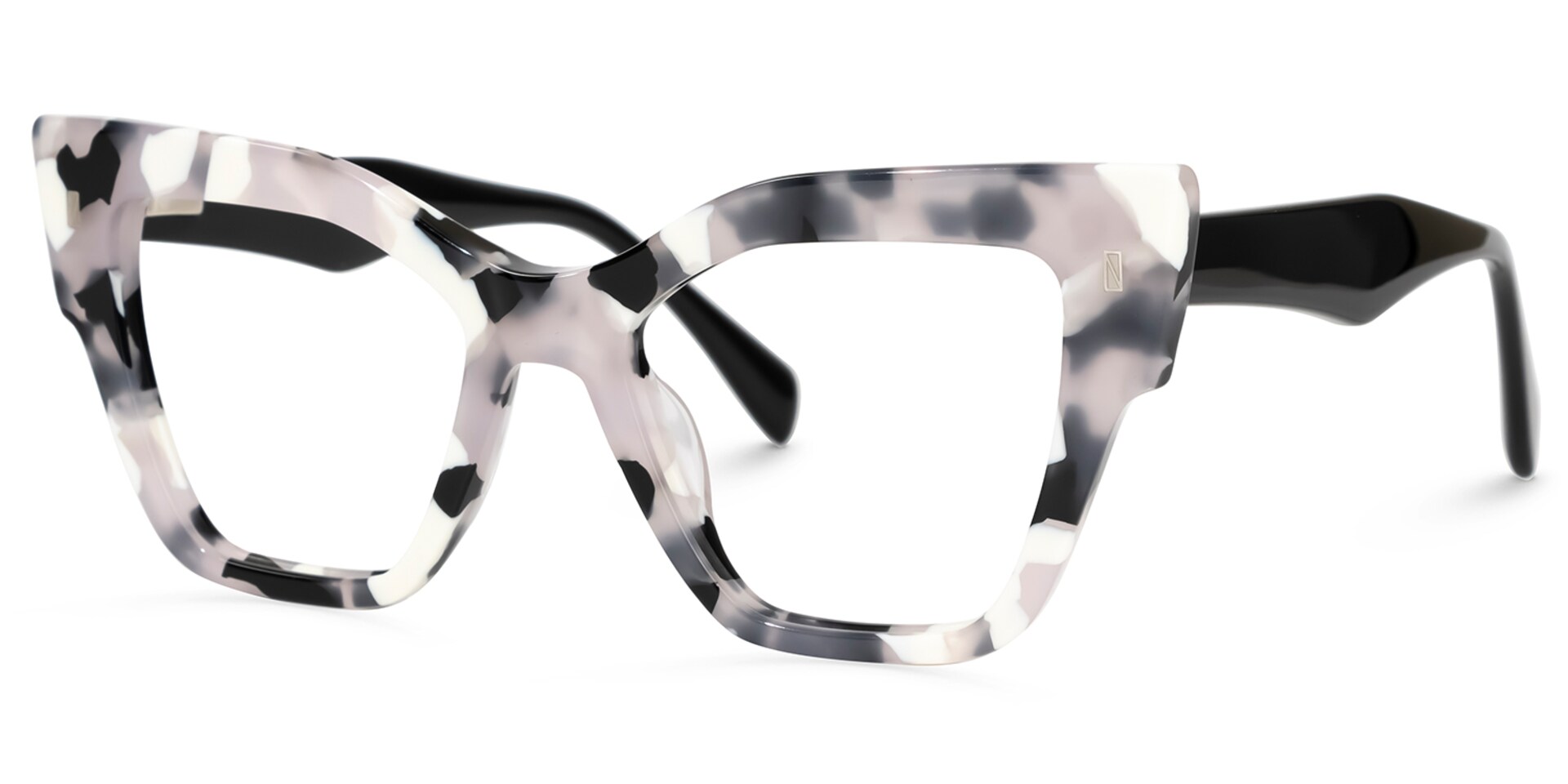 Yasmin Cateye Marble Glasses1