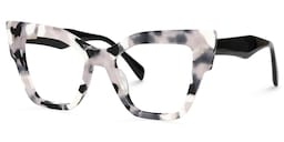 Yasmin Cateye Marble Glasses1