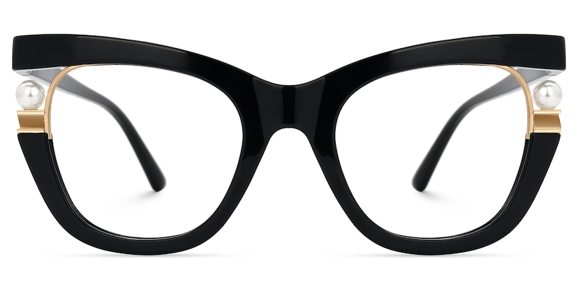 Pearl Cateye Black Glasses