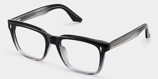 Fletcher Rectangle Black Glasses3