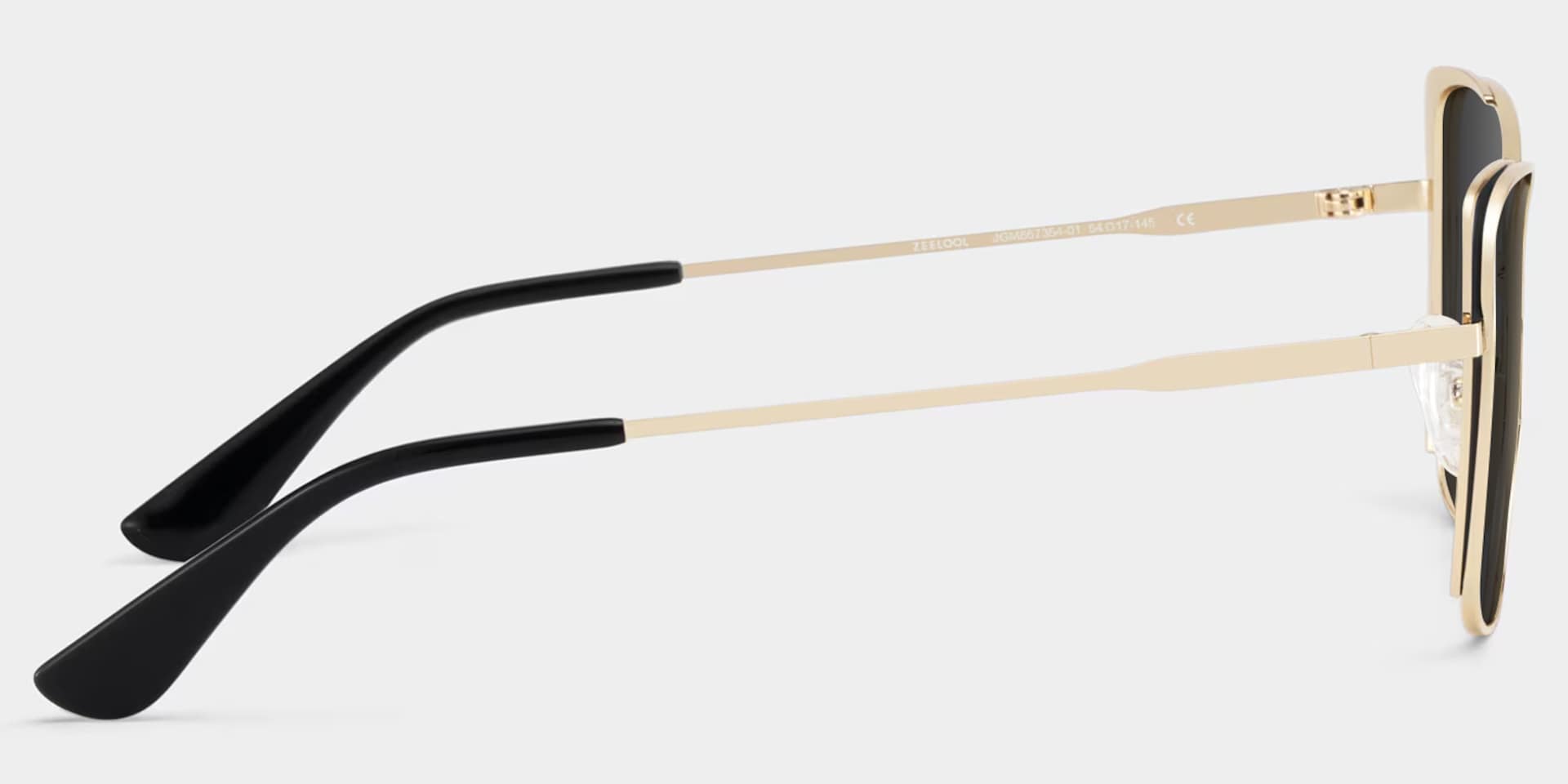 Tessa Black Gold Frame Glasses with Cat eye Frame Online | ZEELOOL3