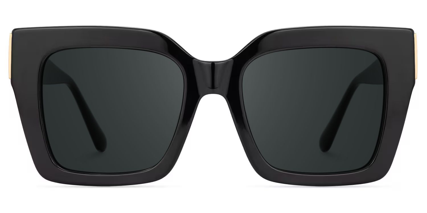 Josiah Black Square Designer Sunglasses0