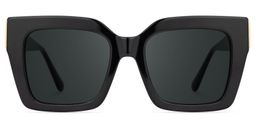 Josiah Square Black Glasses0