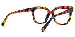 Nina Floral Square Glasses3
