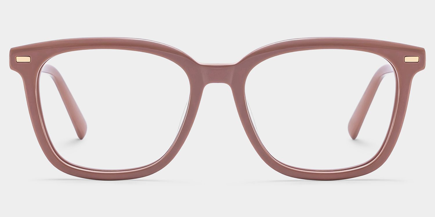 Lana Brown Square Acetate Frame Glasses for Women | ZEELOOL1