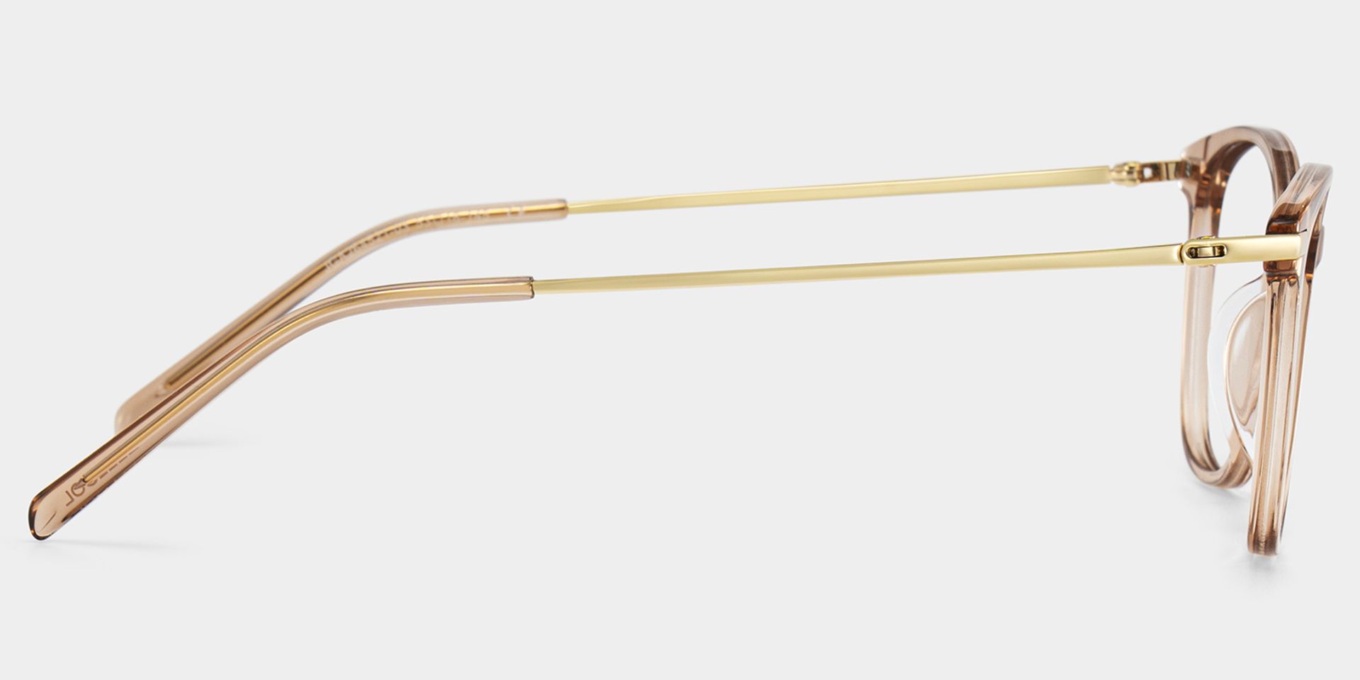 Jessica Beige Cat Eye Glasses for Women | ZEELOOL4