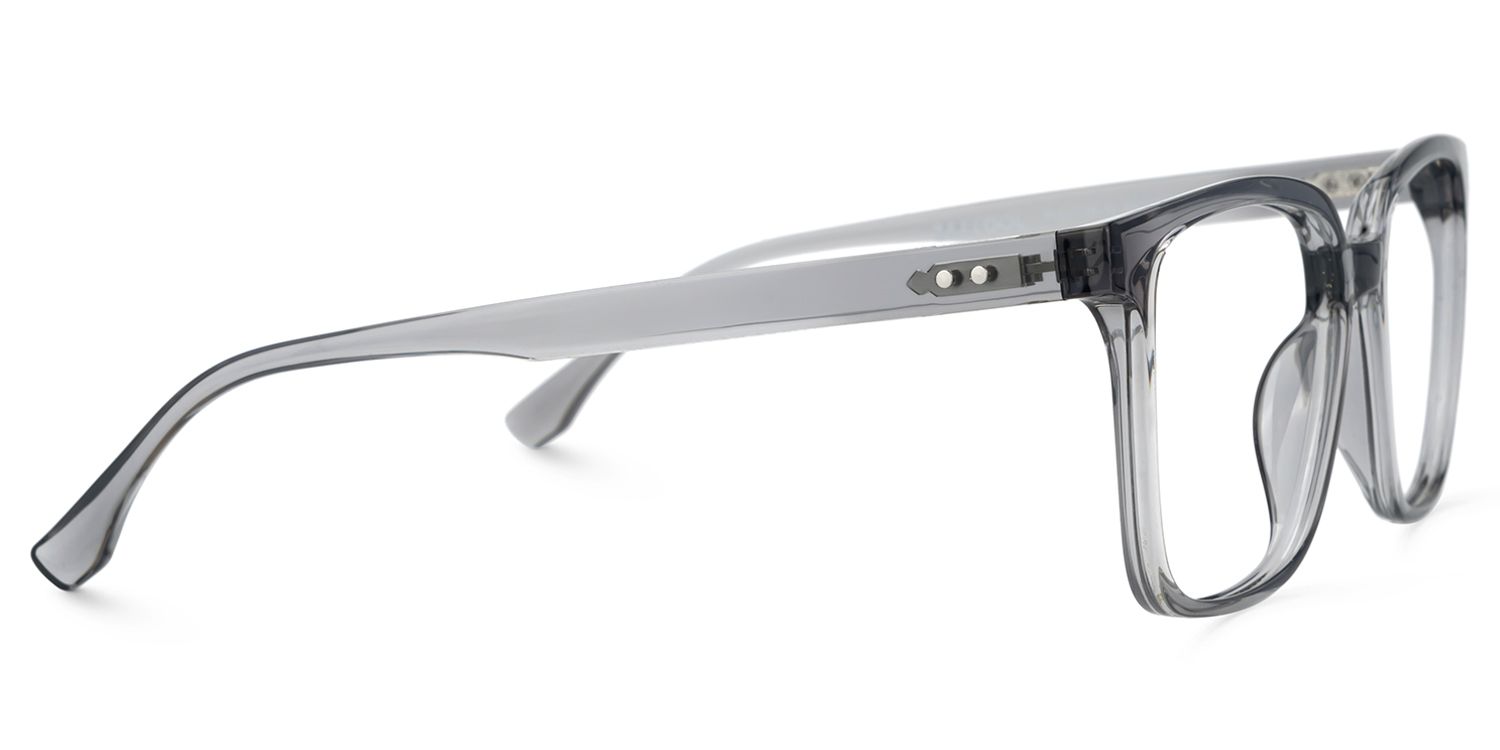 Contreras Square Gray Glasses | Zeelool Glasses2