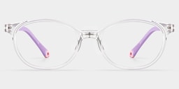 Olive Oval Crystal Purple Glasses0