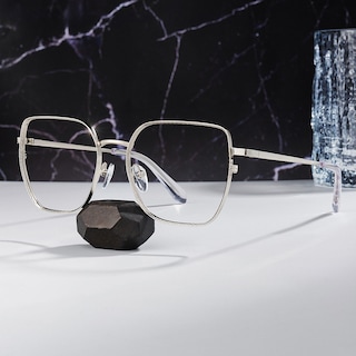 Fife Geometric Silver Glasses0
