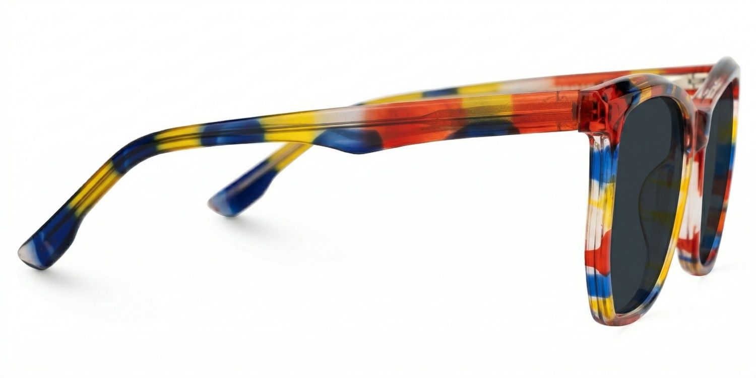 Libby Multicolor Geometric Sunglasses to Frame Your Face | ZEELOOL2