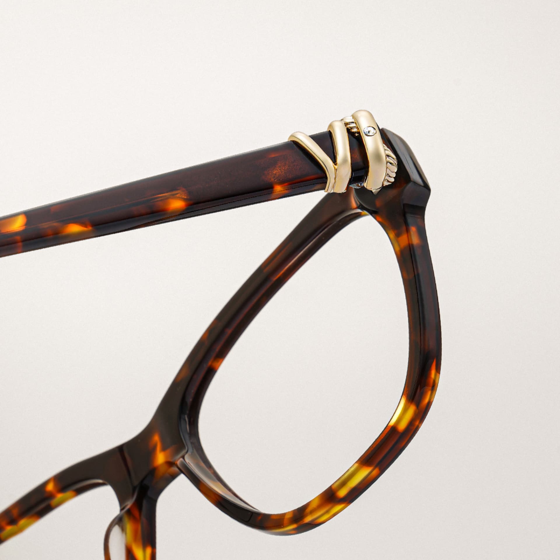 Square Tortoise Eyeglasses- Julian Acetate Frame Glasses4