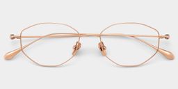 Everett Geometric Gold Glasses5