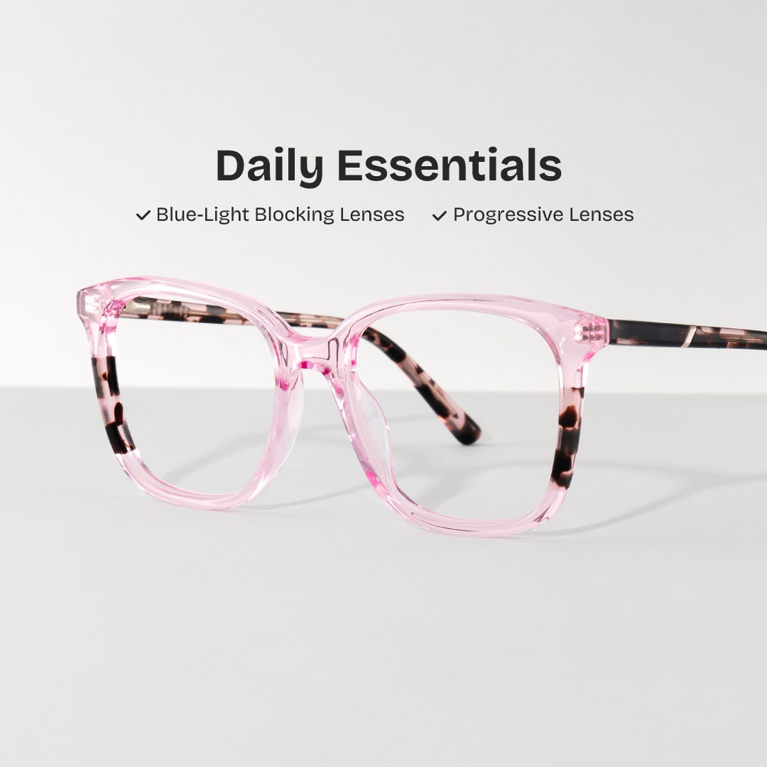 Finnley Square Pink Glasses