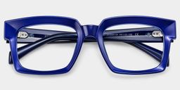 Amadeo Rectangle Blue Glasses2