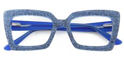 Tootie Butterfly Blue Glasses1